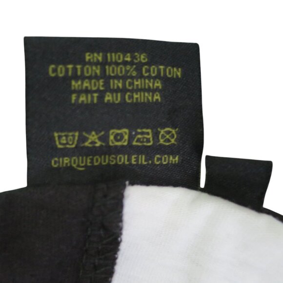 Cirque Du Soleil Black & White Split Tee L - Picture 8 of 8